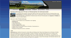 Desktop Screenshot of ferienwohnung-hinterzarten-richter.de